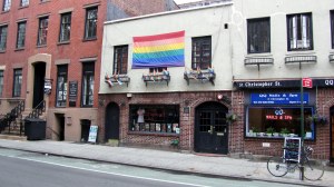 The Stonewall Inn in Manhattan, where many say the gay rights movement began.  (Flickr Creative Commons, David Jones)